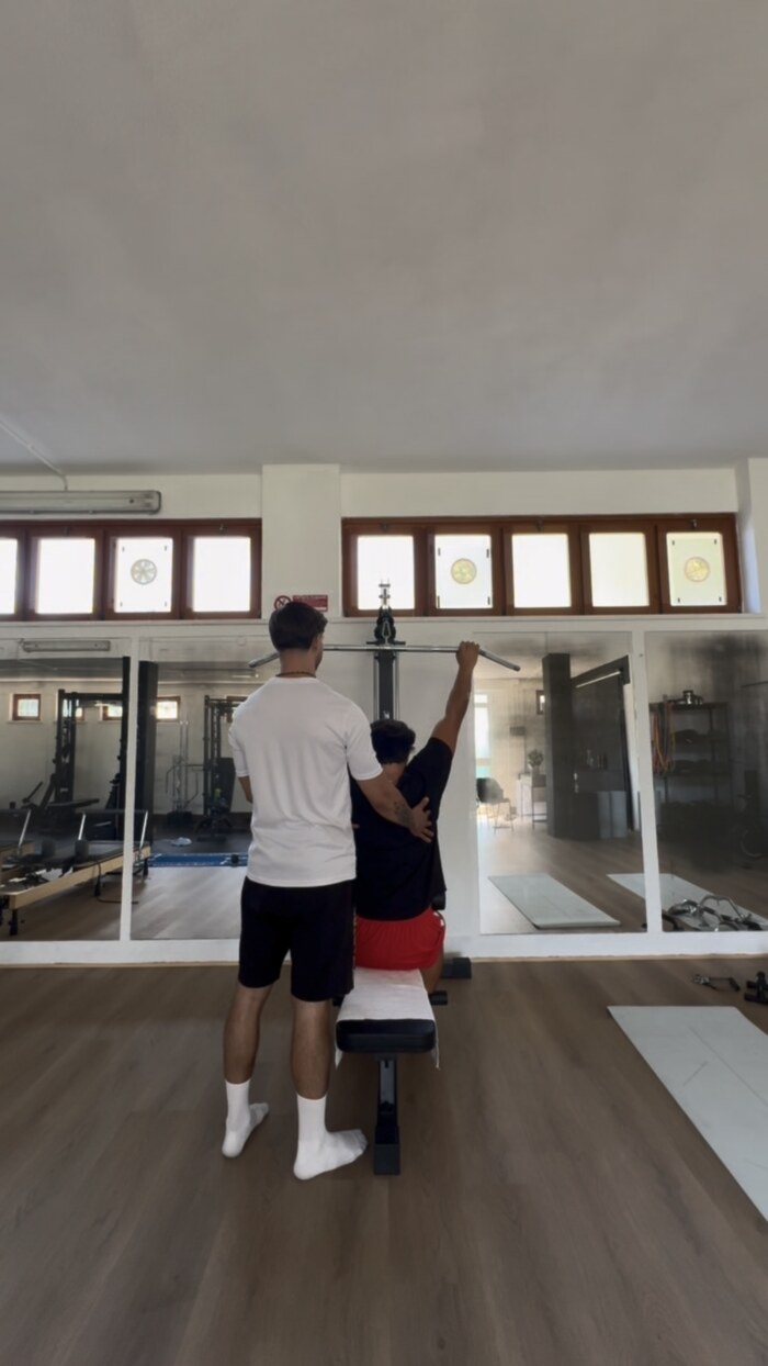 Sessione di personal training a Kinestasi Fitness Club